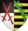 Wappen der Wettiner als Reichserzmarschälle und Kurfürsten von Sachsen