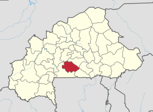 Location in Burkina Faso