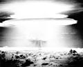Image 9Castle Bravo: A 15 megaton hydrogen bomb experiment conducted by the United States in 1954. Photographed 78 miles (125 kilometers) from the explosion epicenter. (from 1950s)