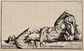 Ariadne endormie (Ariane Sleeping), known at the time as "Cléopâtre", copy placed in the low gardens