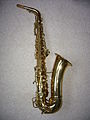 Right side view of Conn 6M "Lady Face" alto saxophone
