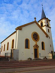 The church in Pournoy-la-Grasse