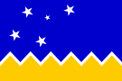 Flag of the Magallanes and Antártica Chilena Region