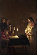 Christ before the High Priest (c. 1617), by Gerard van Honthorst, The National Gallery, London