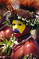 Huli Wigman from Papua New Guinea in festive regalia