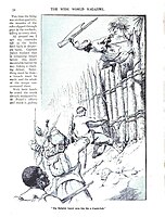 Illustration for The Adventures of Samba Sall in The Wide World Magazine (1914).