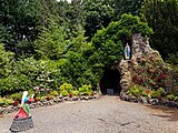 Lourdes Grotto, Sacred Heart monastery gardens
