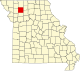 A state map highlighting Daviess County in the northwestern part of the state.