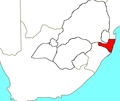 Location of the Nieuwe Republiek in Southern Africa