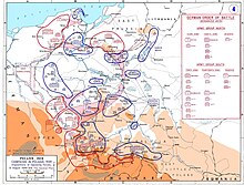 map showing German plan Fall Weiss