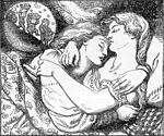 Golden Head by Golden Head, illustration for Christina Rossetti's Goblin Market and Other Poems (1862)