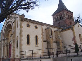 The church in Saint-Agnan