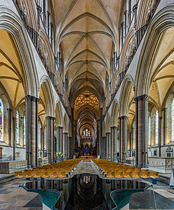 Nave of Salisbury Cathedral (1220–1258)