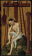 Pensive Christ with the Arma Christi, German, 1450–60