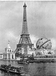 The Globe Céleste and the Eiffel Tower