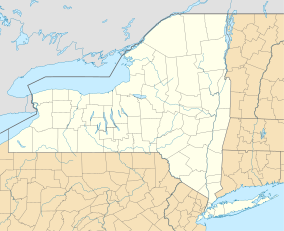 Map. Shows New York State and bordering regions of other states and of Ontario Province in Canada.