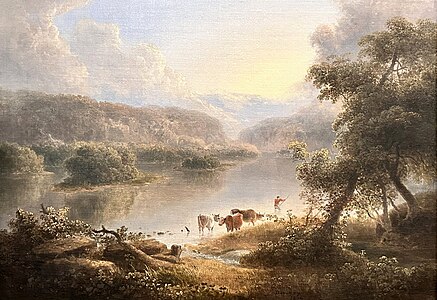 View of the Delaware Water Gap, 1827, Museum of the Shenandoah Valley