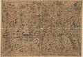 1846, Qing dynasty map of Mount Wutai