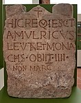 Early Christian gravestone