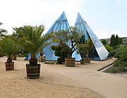 Glaspyramiden im Botanischen Garten Hamburg