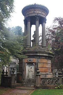 Buchanan Memorial, Dean Cemetery (Brodie's largest work)