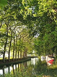 Canal du Midi in Colombiers