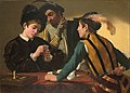 Caravaggio, The Cardsharps, oil on canvas, 94 × 131 cm, Kimbell Art Museum, Fort Worth