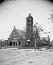 First Congregational Church addition (1921) in Midtown Detroit