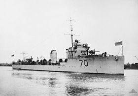 Die HMAS Warrego