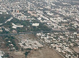 Bombay High Court Aurangabad Bench, ITC Welcomgroup's The Rama International, Ajanta Ambassador & Cidco Town Center – Aerial view