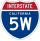 Interstate 5W marker