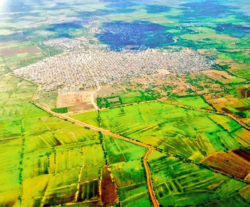 An aerial view of Jowhar