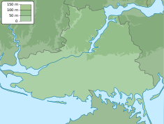 Kakhovka Dam is located in Kherson Oblast