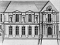 Southern façade of the Petite Galerie before the 1661 fire, by Jean Marot