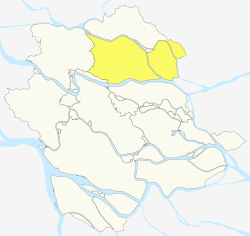 Location of Beijiao in Shunde
