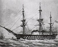 Napoléon, first steam battleship in history