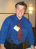 Neal Adams at the 2008 Big Apple Convention in Manhattan. Photo by Nightscream.