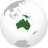Lage Australien und Ozeaniens