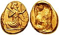 Daric Type III ("King running with lance") gold coin (mid-4th century BC)