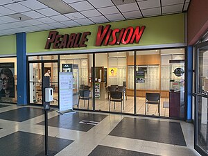 Pearle Vision at the mall in 2021.