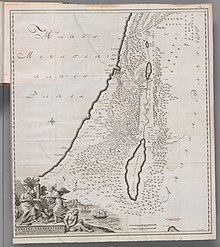 A detailed map of Palestine from the 18th century