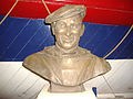 Bust of Davies in the Henry Blogg Museum in Cromer