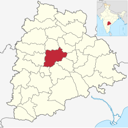 Location in Telangana