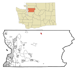 Location of Darrington, Washington