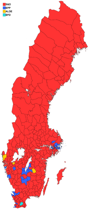 Results by municipality
