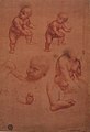 Studies of an Infant (1502-1503) in Venice, Gallerie dell'Accademia