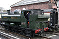 Thumbs up from 5764's driver at Bewdley railway station in 2007.