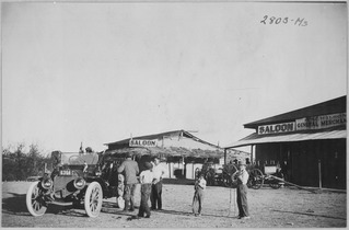 Saloon at Ehrenberg, Arizona, in 1911