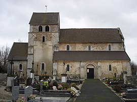 The church in Villeneuve-Renneville-Chevigny