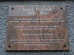 Josef Plečnik - Gedenktafel